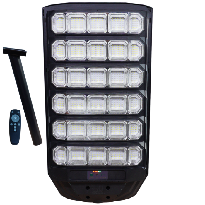 Lampa Solara Stradala Polaris Innova 1600W - LED 120 000 lm, Senzor Lumina/Miscare si Telecomanda, IP66 & Suport Prindere+Cadou Surpriza [9]