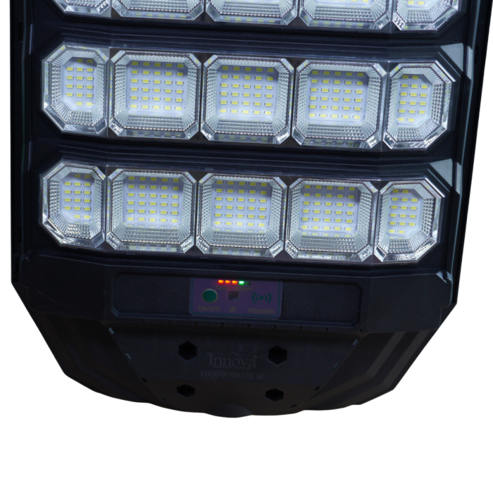 Lampa Solara Stradala Polaris Innova 1600W - LED 120 000 lm, Senzor Lumina/Miscare si Telecomanda, IP66 & Suport Prindere+Cadou Surpriza [8]