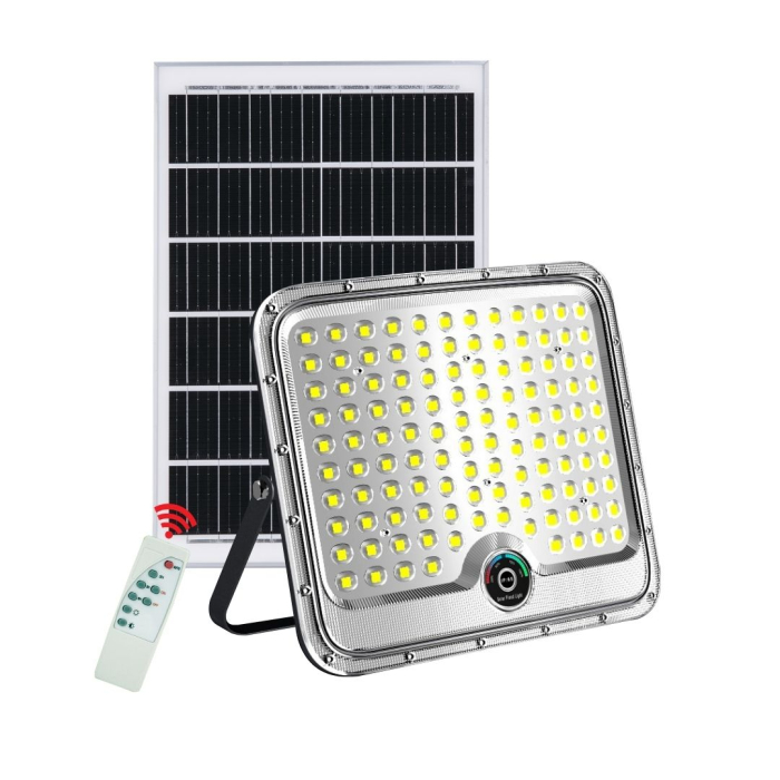 Proiectoare Solare LED 600W/800W Innova Smart Home Hall, IP67, Panouri Solare 45x35 cm și Telecomenzi [2]