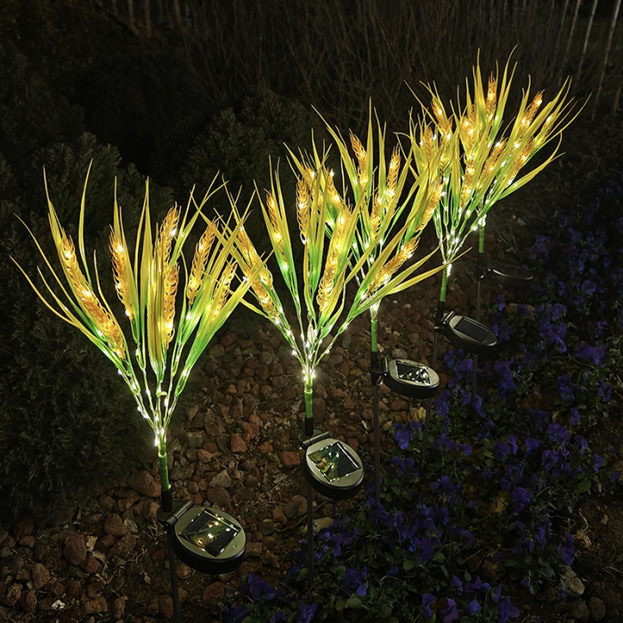Set 4 Lampi Solare Decorative Spice de Grau M374-16, 60cm, IP66, LED cu Senzor Lumina [9]
