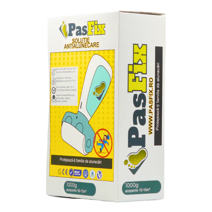 Solutie Antialunecare PasFix 1L - Protecție sigură pentru gresie, piatră și marmură fără rolă aplicatoare [4]