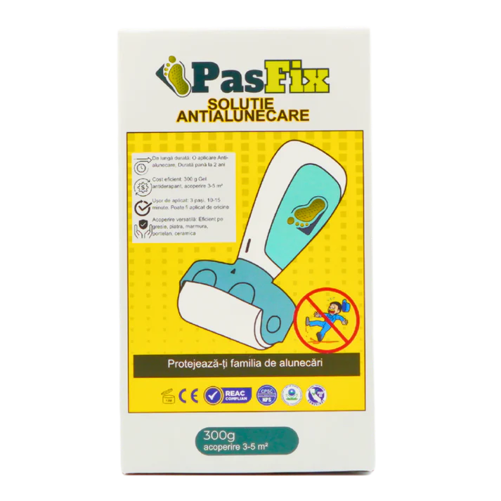 Soluție Antialunecare PasFix 300ml - Protecție sigură pentru gresie, piatră și marmură cu rolă aplicatoare [6]
