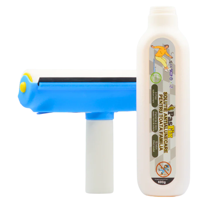 Solutie Antialunecare PasFix 600ml - Protecție sigură pentru gresie, piatră și marmură, cu rolă aplicatoare [2]
