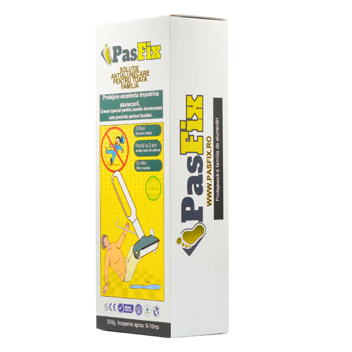 Solutie Antialunecare PasFix 600ml - Protecție sigură pentru gresie, piatră și marmură, cu rolă aplicatoare [7]