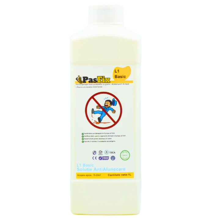 Soluție Antialunecare PasFix L1 Basic 1L - Protecție esențială pentru băi, bucătării și suprafețe cu risc de alunecare [3]