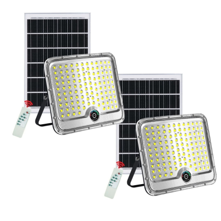 Pachete Promotionale - Proiectoare Solare LED 600W/800W Innova Smart Home Hall, IP67, Panouri Solare 45x35 cm și Telecomenzi
