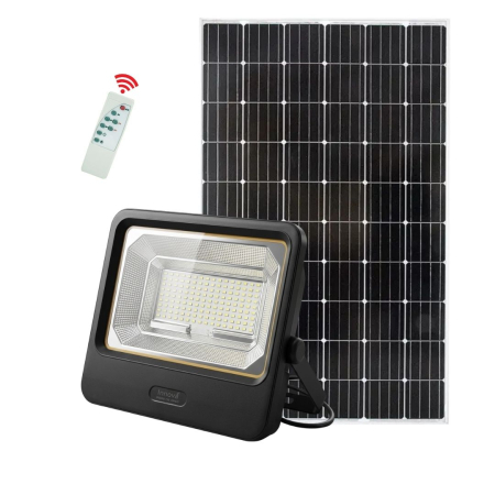 Lampi Solare Stradale - Proiector Solar LED 600W/800W/1000W Innova Smart Home Cyborg, IP67, Panou Solar 35x29 cm și Telecomandă