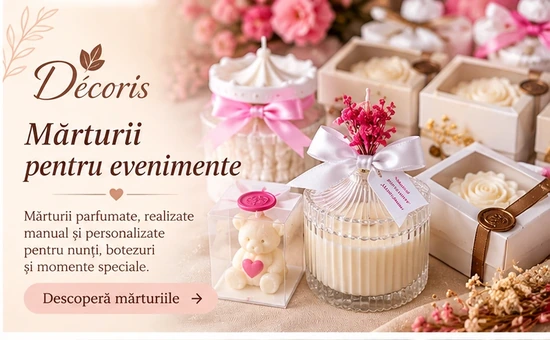 Modele marturii din ceara de soia pentru evenimente