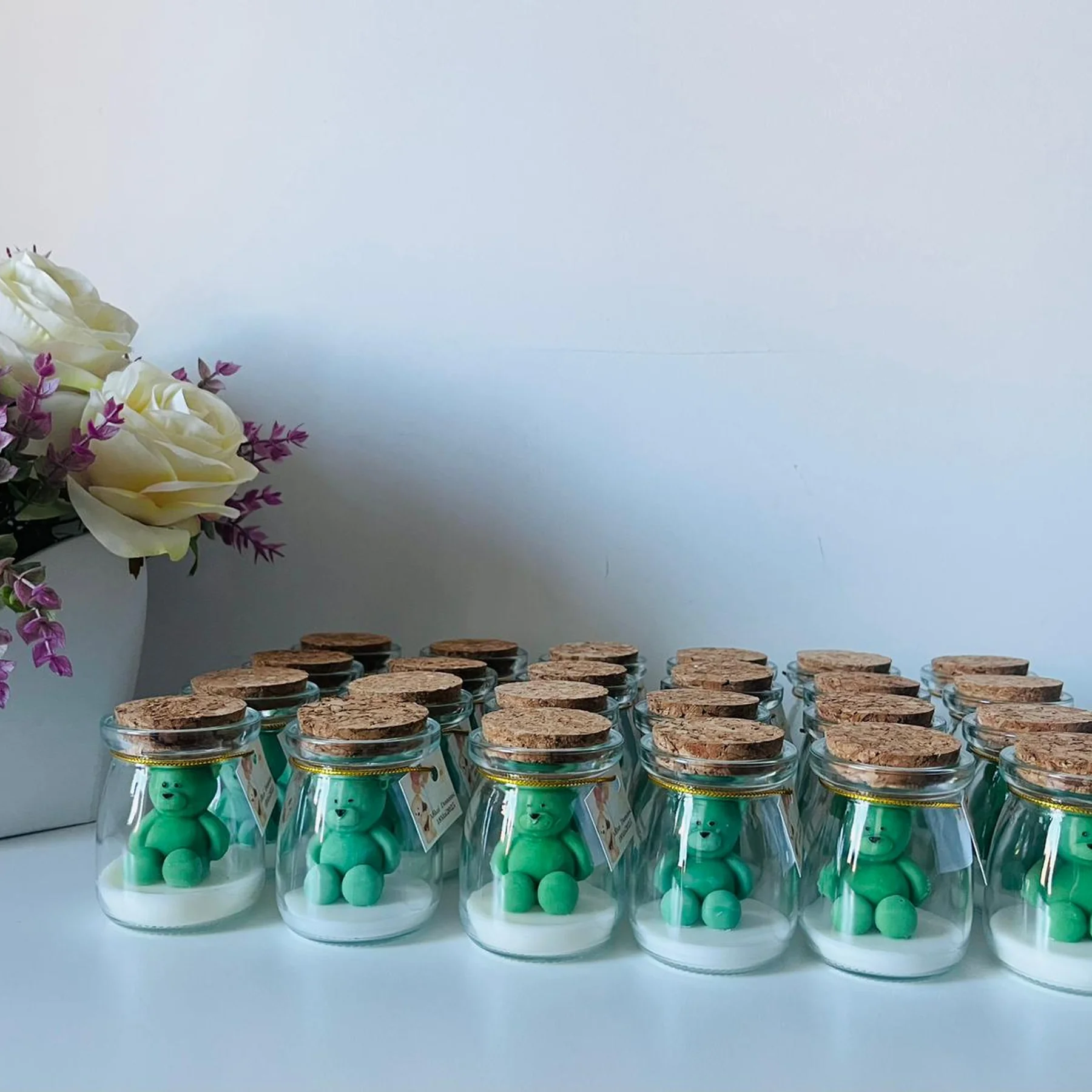 Mărturii parfumate din ceară de soia - model ursulet – eleganță naturală pentru evenimente speciale [3]