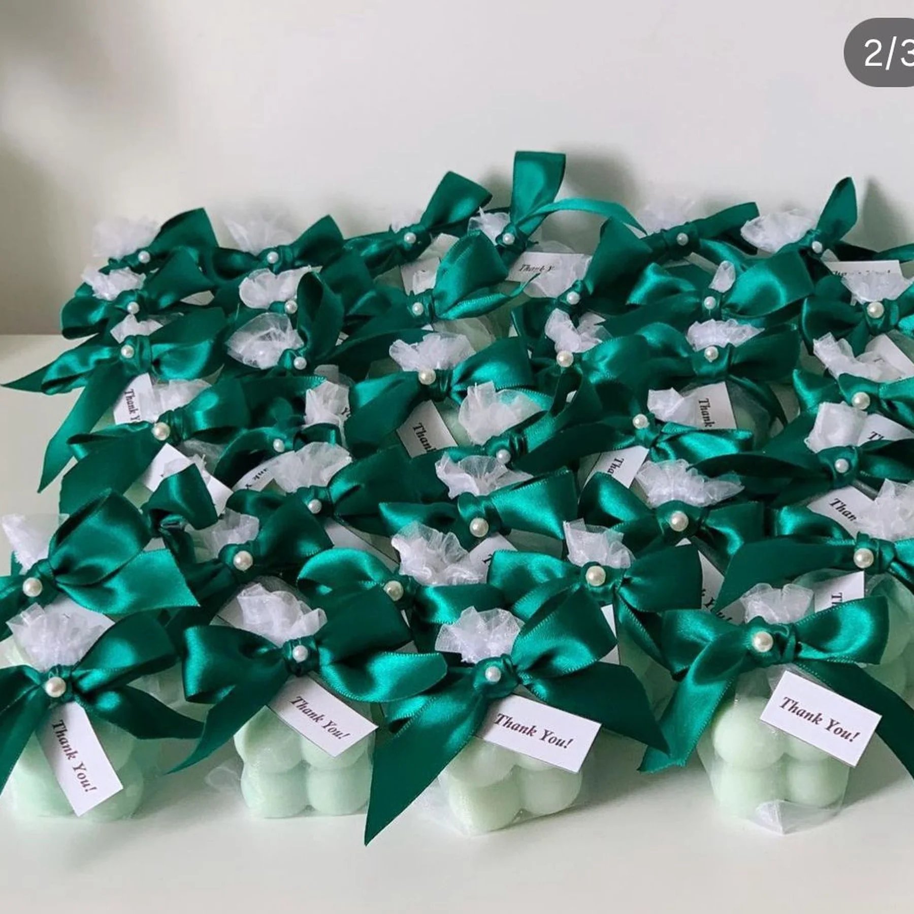 Marturii ceara soia handmade pentru evenimente speciale - Mărturii din ceară de soia naturală – Lumânări mini bubble handmade în cutie elegantă