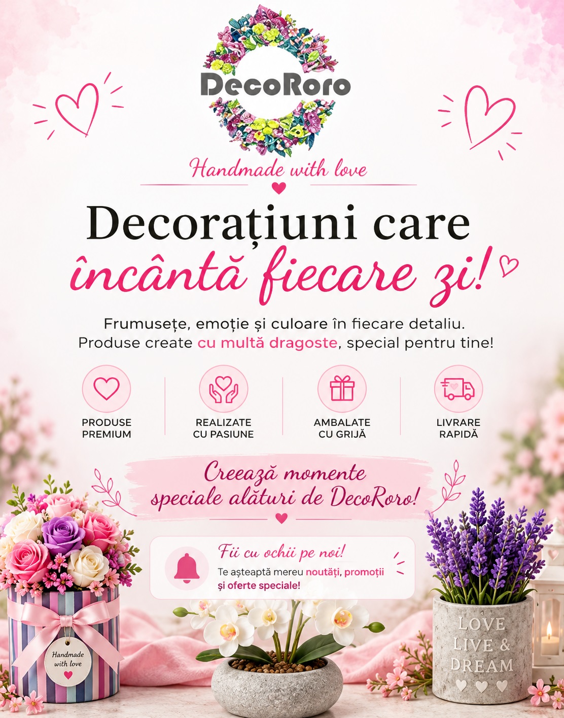 Aranjamente si decoratiuni florale
