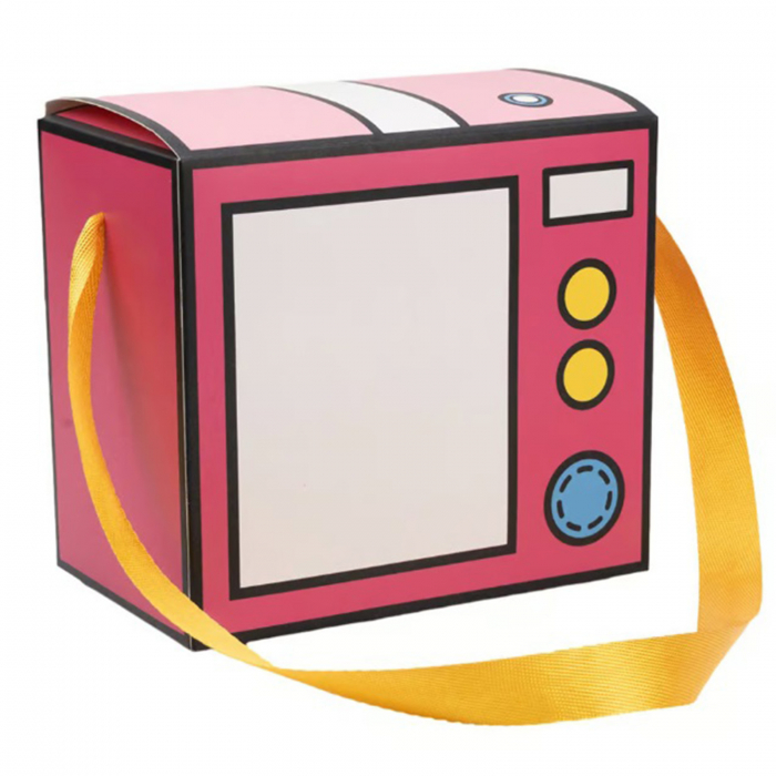 Cutie decorativa roz in forma de aparat de fotografiat [2]