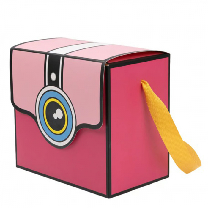 Cutie decorativa roz in forma de aparat de fotografiat [4]