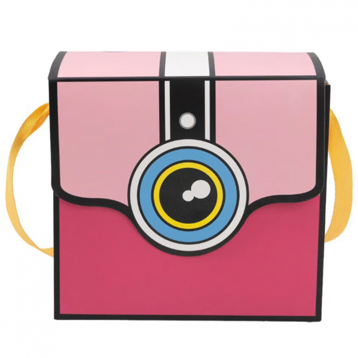 Cutie decorativa roz in forma de aparat de fotografiat [3]