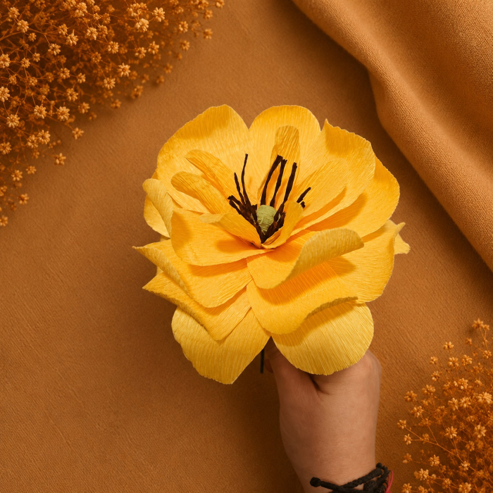 Floare Handmade din hartie floristica [2]
