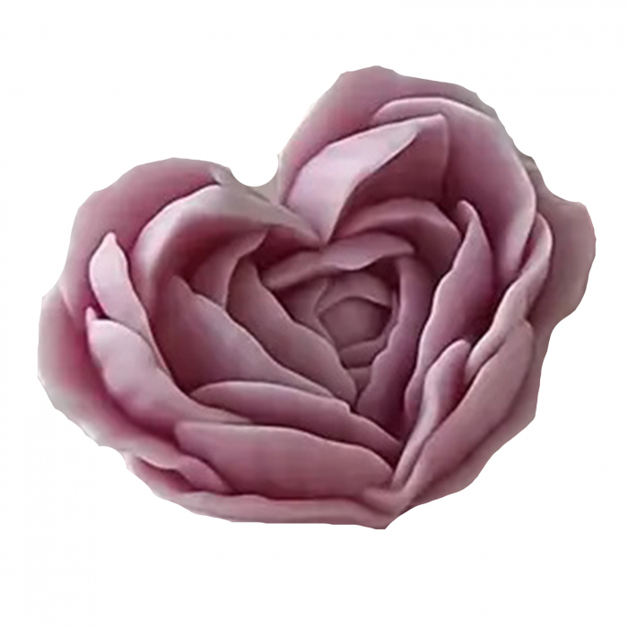 Lumanare decorativa din ceara de soia Floare Inima [2]