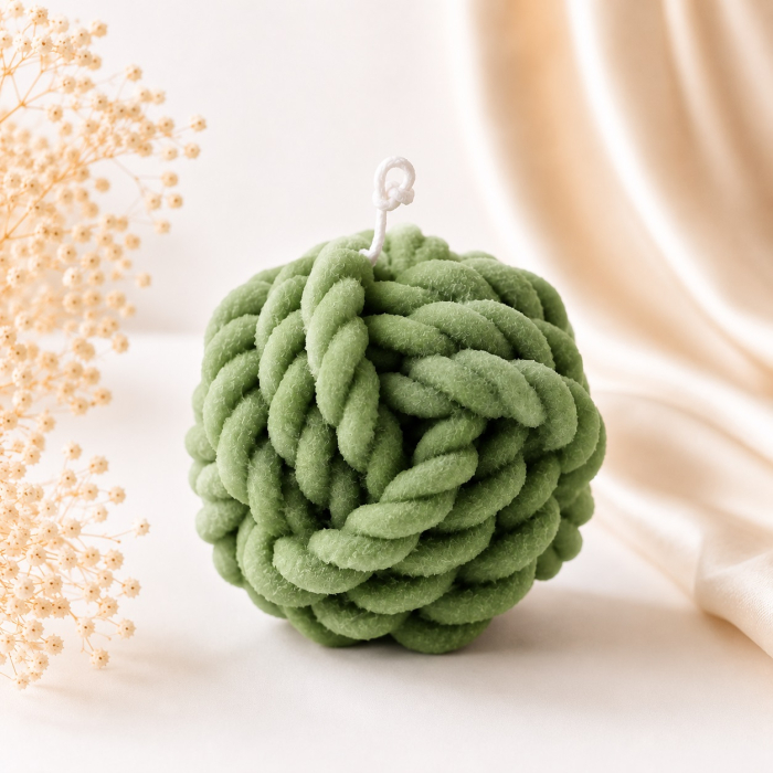 Lumanare decorativa in forma de nod [2]