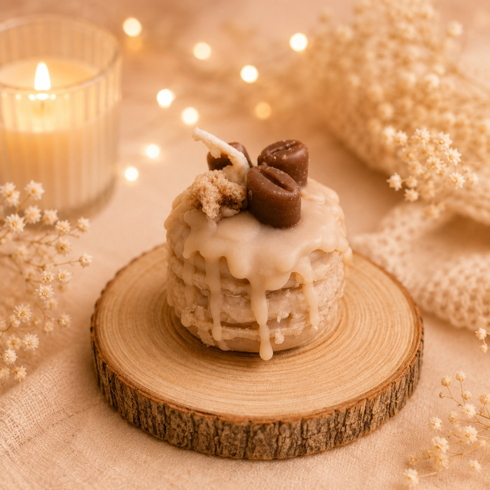 Lumanare decorativa macarons glazurat [4]