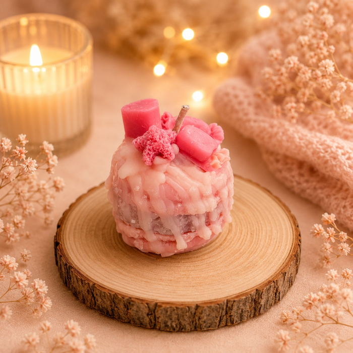 Lumanare decorativa macarons glazurat [5]