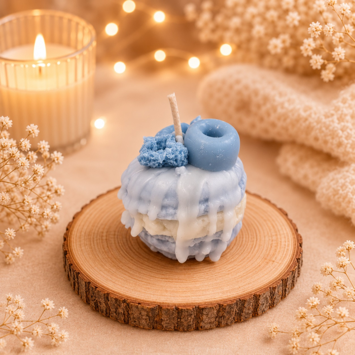 Lumanare decorativa macarons glazurat [2]