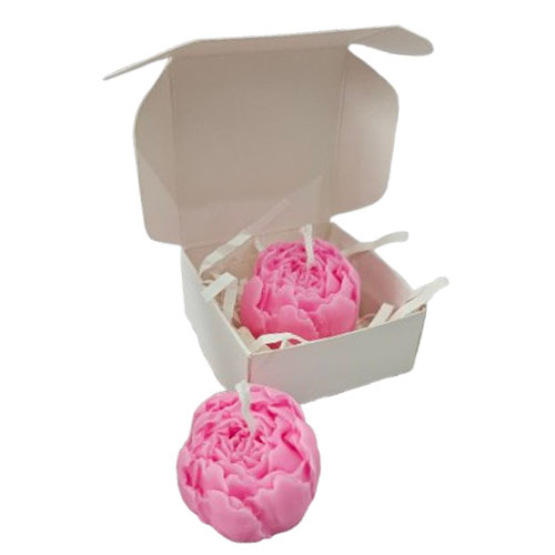 Marturie din ceara de soia bujor mic roz [2]