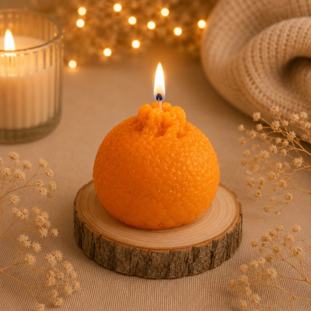 Lumanari decorative din ceara de soia - lumanare decorativa Mandarina