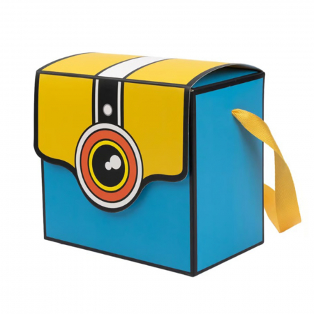 Cutie decorativa bleu in forma de aparat de fotografiat [3]