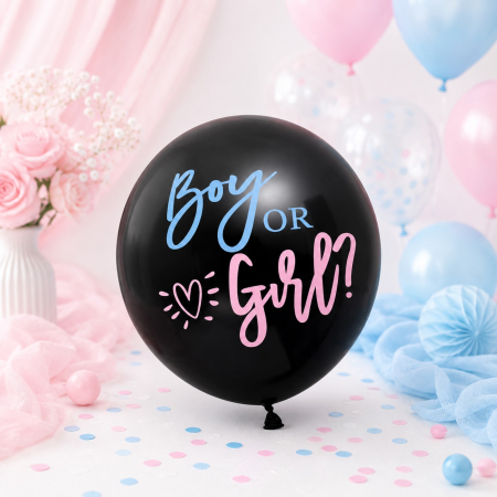 Gender Reveal - Balon mare Gender 50cm Reveal Boy or Girl