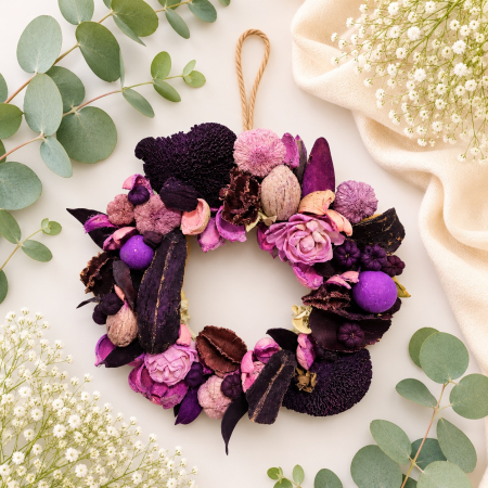 Decoratiuni - Coronica Handmade Mauve