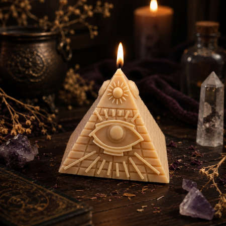 Lumanari decorative Mistice - Lumanare decorativa piramida