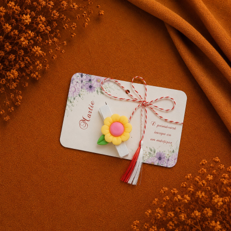 Martisoare - Martisor Handmade Clestisor cu floare