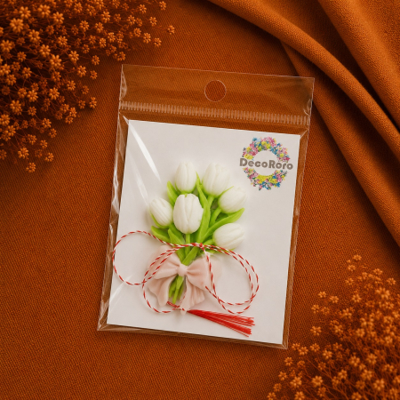 Martisoare - Martisor Handmade Lalele WaxMelt