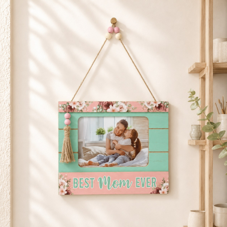 Alte Decoratiuni - Rama decorativa din lemn Best Mom Ever