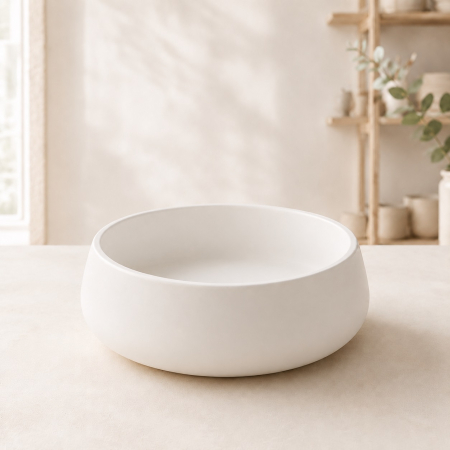 Decoratiuni - Suport decorativ ceramic model rotund