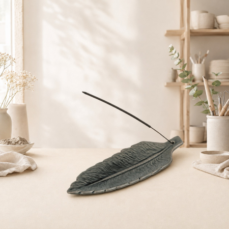 Alte Decoratiuni - Suport decorativ ceramic Pana pentru betisoare parfumate