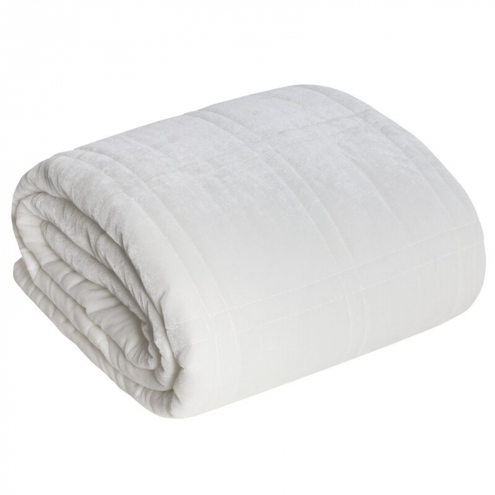 Cuvertura de pat din catifea matlasata – 220x240 cm [3]