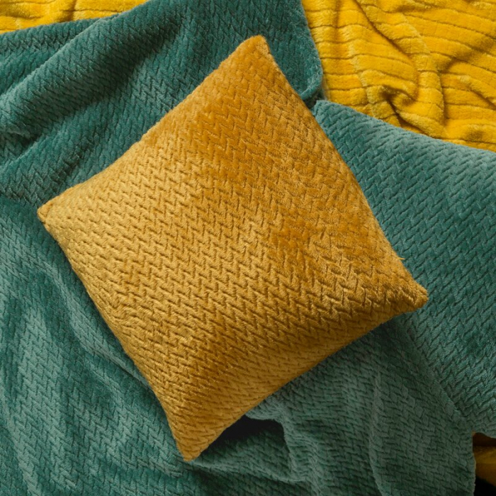 Patura decorativa – Verde intens, 200x220 cm [3]