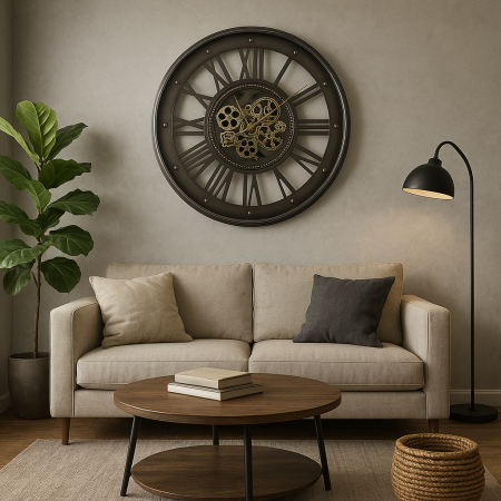 ⇢ Decorațiuni - Ceas de perete 60x7x60