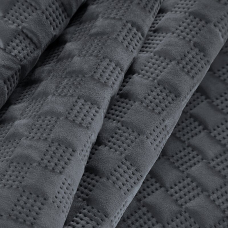 Cuvertura pat matrimonial 220x240 cm - Gri inchis [2]