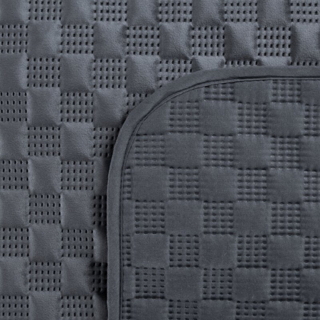 Cuvertura pat matrimonial 220x240 cm - Gri inchis [3]
