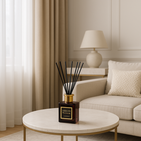 Pentru Living - Difuzor cu betisoare Areon Home Perfume Vanilla Black 150 ml