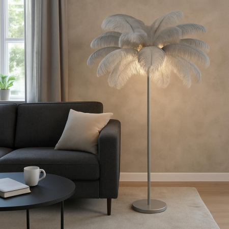 Corpuri de iluminat - Lampa decorativa cu pene