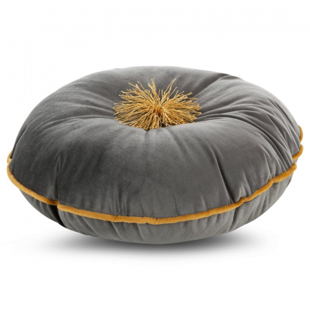 Pentru Dormitor - Perna decorativa rotunda din catifea – 40 cm