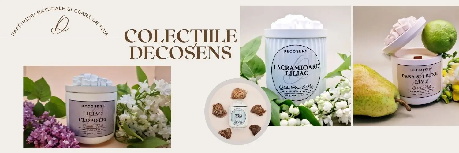 COLECTII LUMANARI PARFUMATE DECOSENS