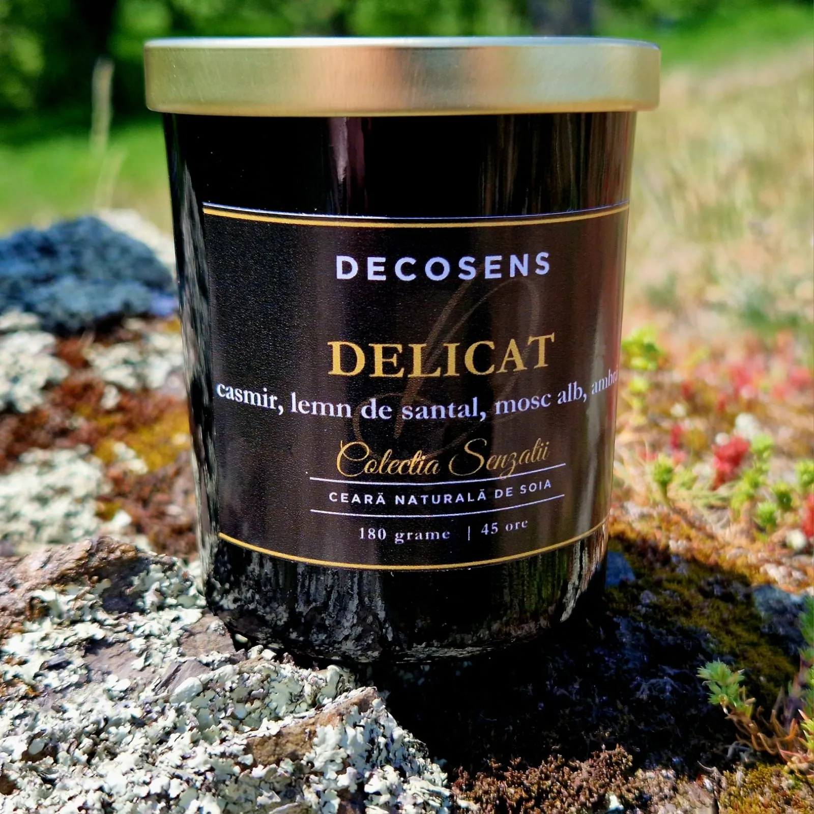 Lumanare parfumata Delicat – casmir & santal |Colectia Senzatii [2]