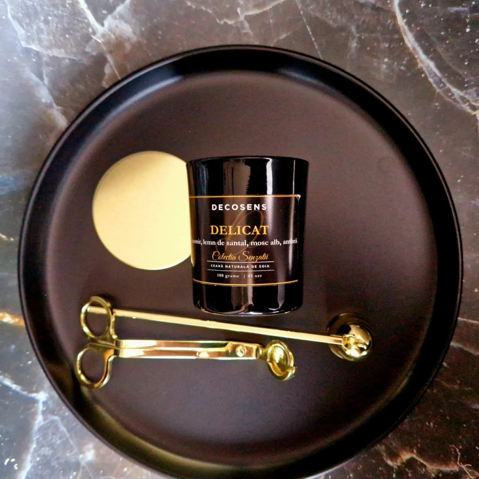 Lumanare parfumata Delicat – casmir & santal |Colectia Senzatii [4]