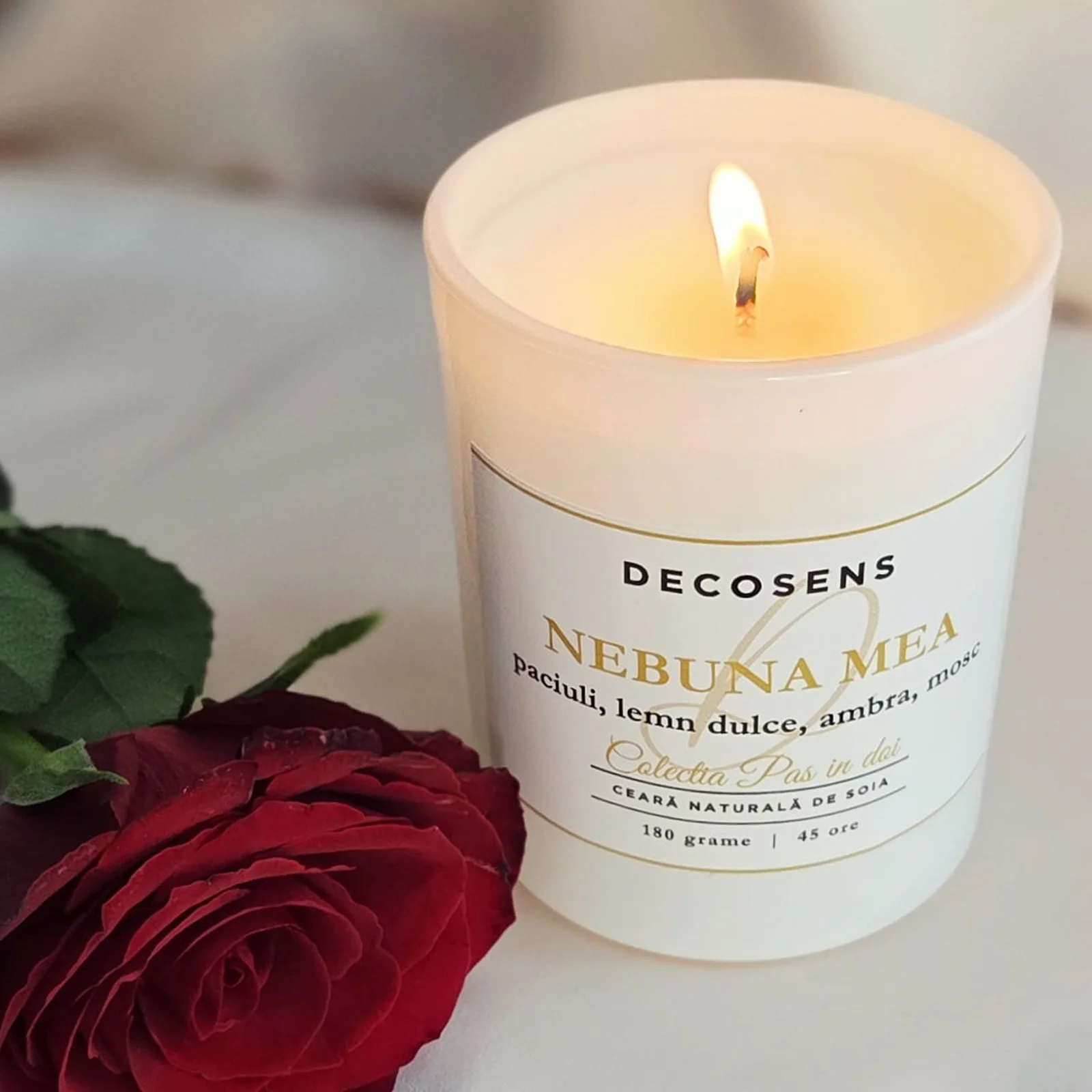Lumanare parfumata Nebuna Mea – paciuli, lemn dulce, ambra, mosc [4]