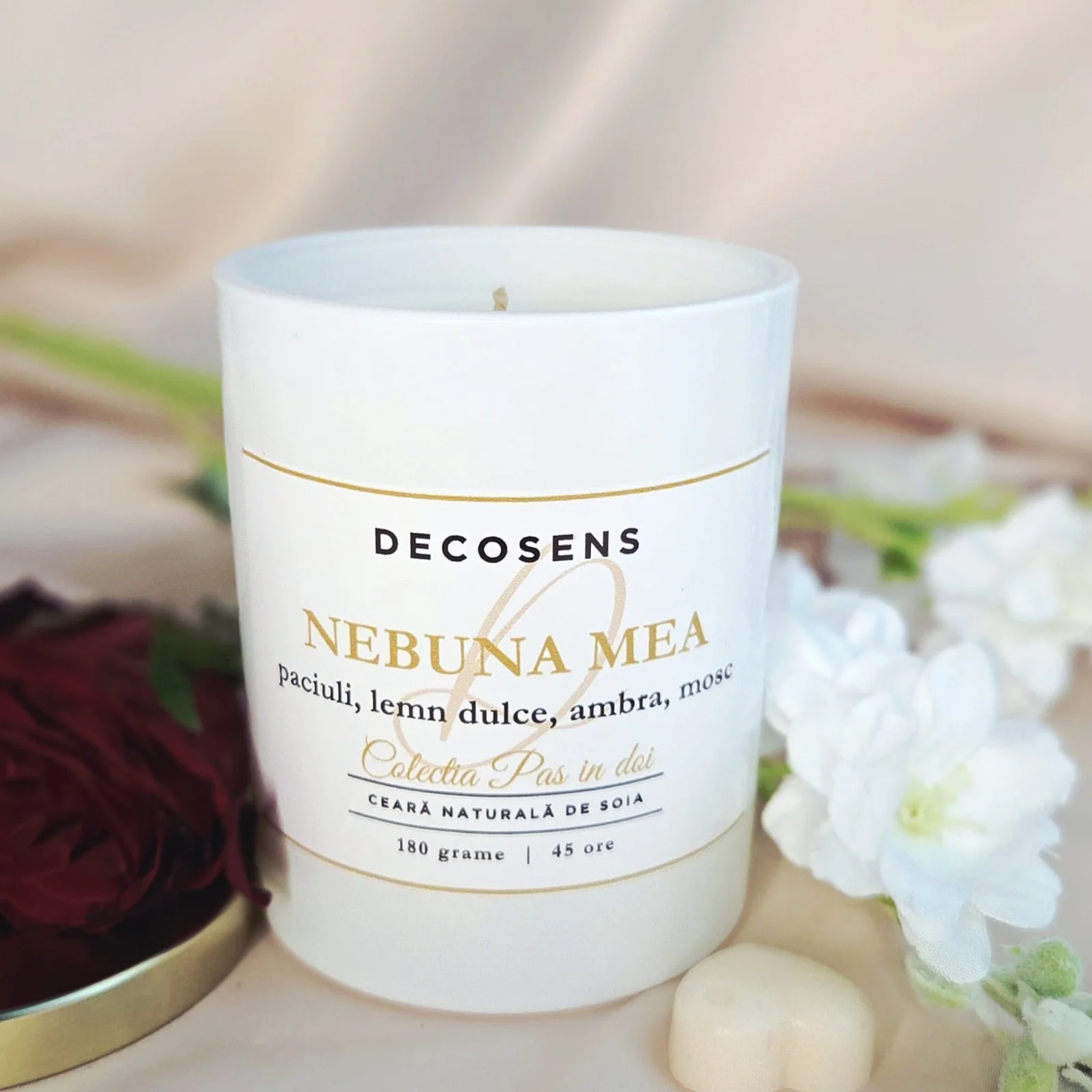 Lumanare parfumata Nebuna Mea – paciuli, lemn dulce, ambra, mosc [3]