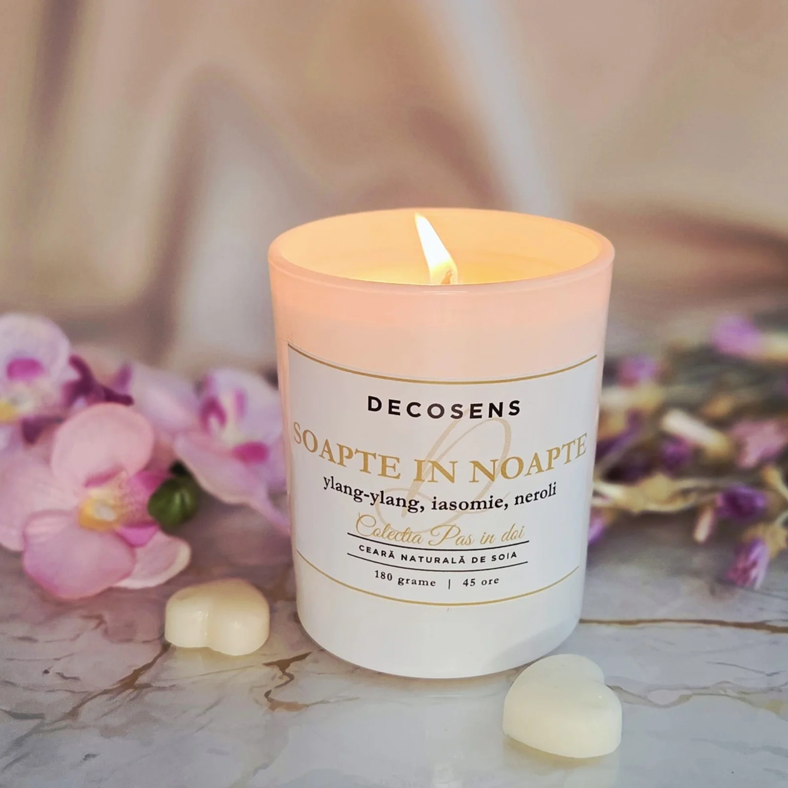 Lumanare parfumata Soapte in Noapte – ylang-ylang, iasomie, neroli [2]