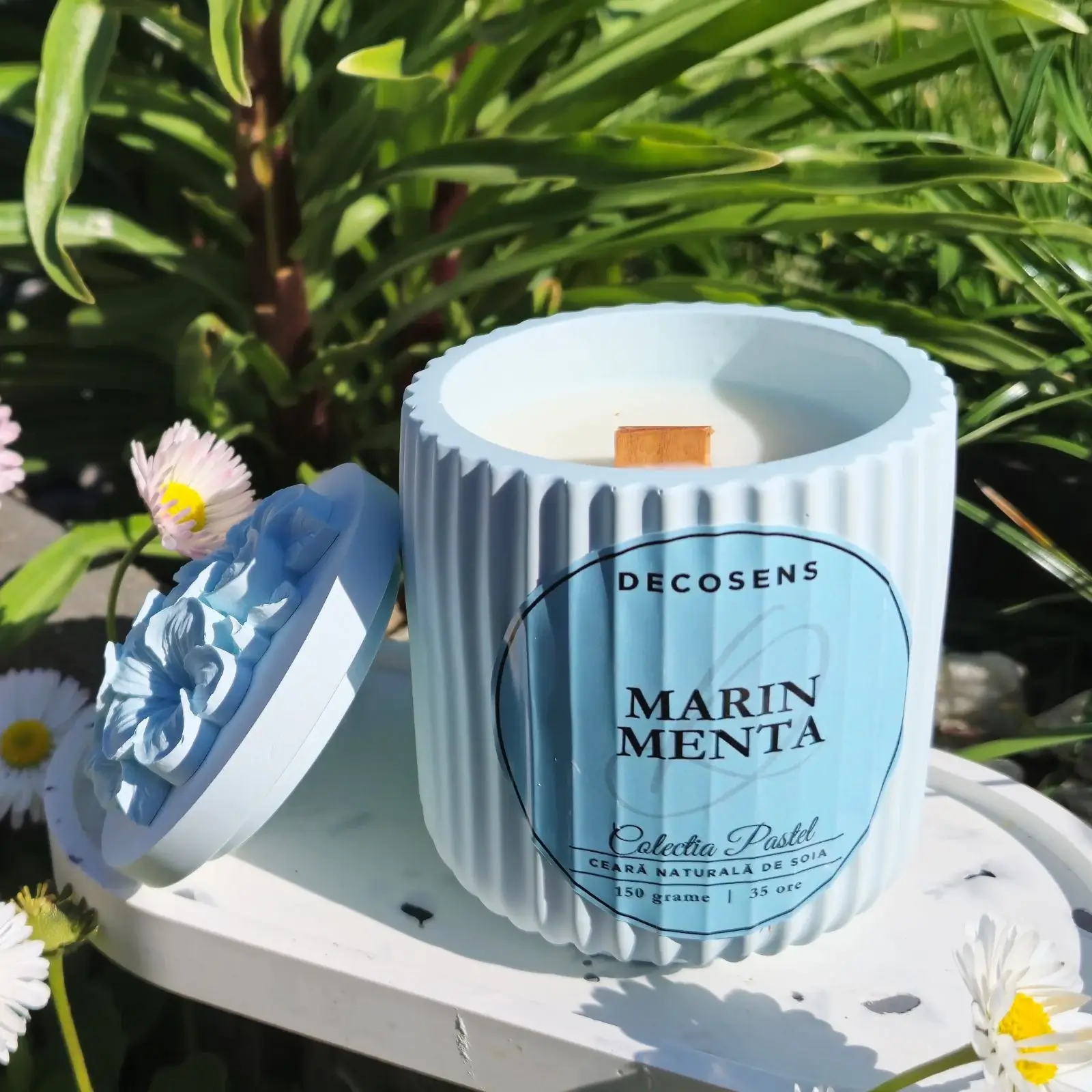 Lumanare Parfumata „Marin - Menta” - Colectia Pastel - 150 gr. [2]